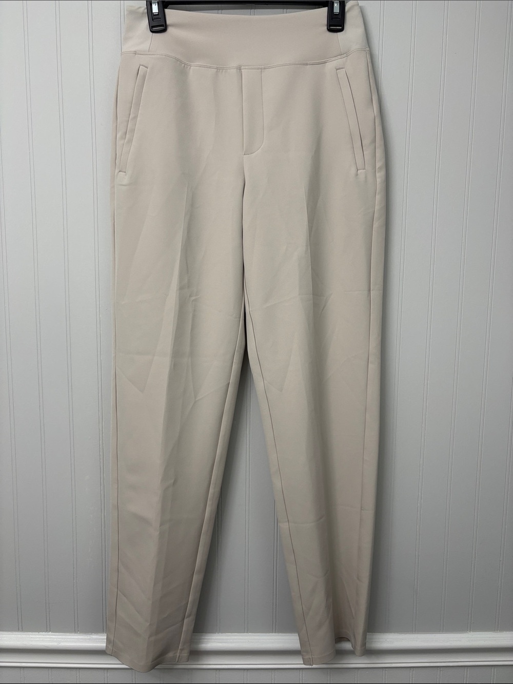 Athleta Endless Pant Women Size 4 Tall Light Beige